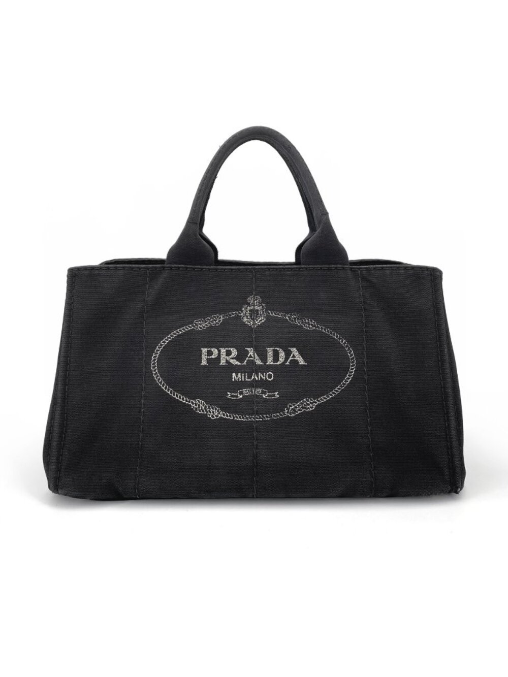 #2771 - Prada Canapa GM - Black - FAIR condition